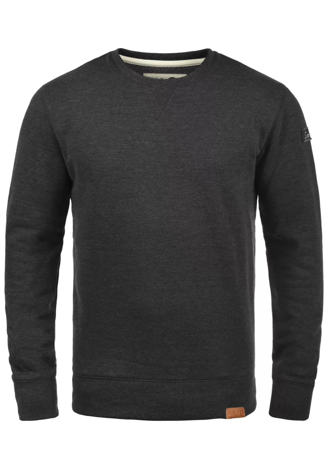 !Solid Sweatshirt SDTrip O-Neck Sweatpullover mit Fleece-Innenseite günstig online kaufen