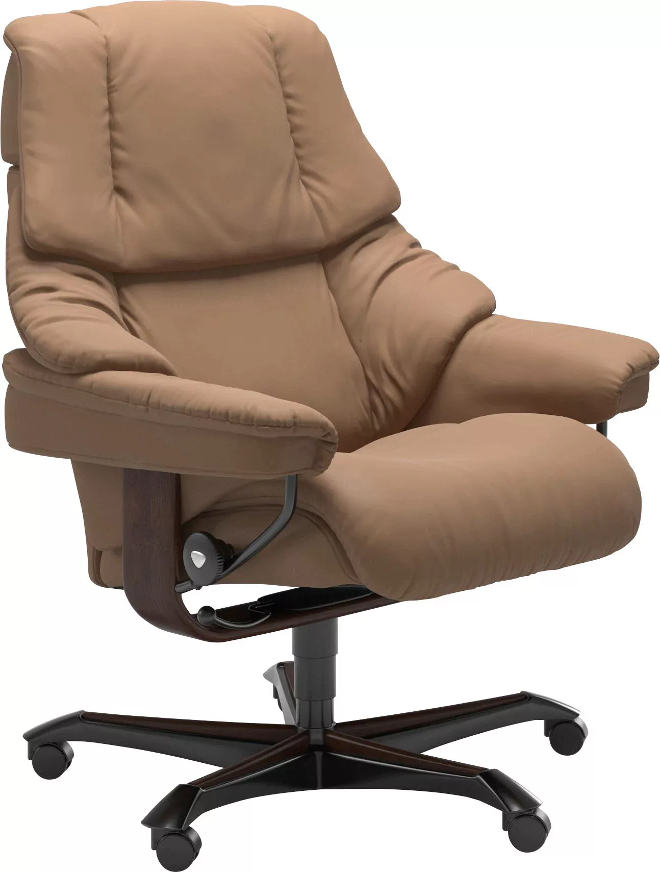 Stressless® Relaxsessel »Reno«, mit Home Office Base, Größe M, Gestell Brau günstig online kaufen