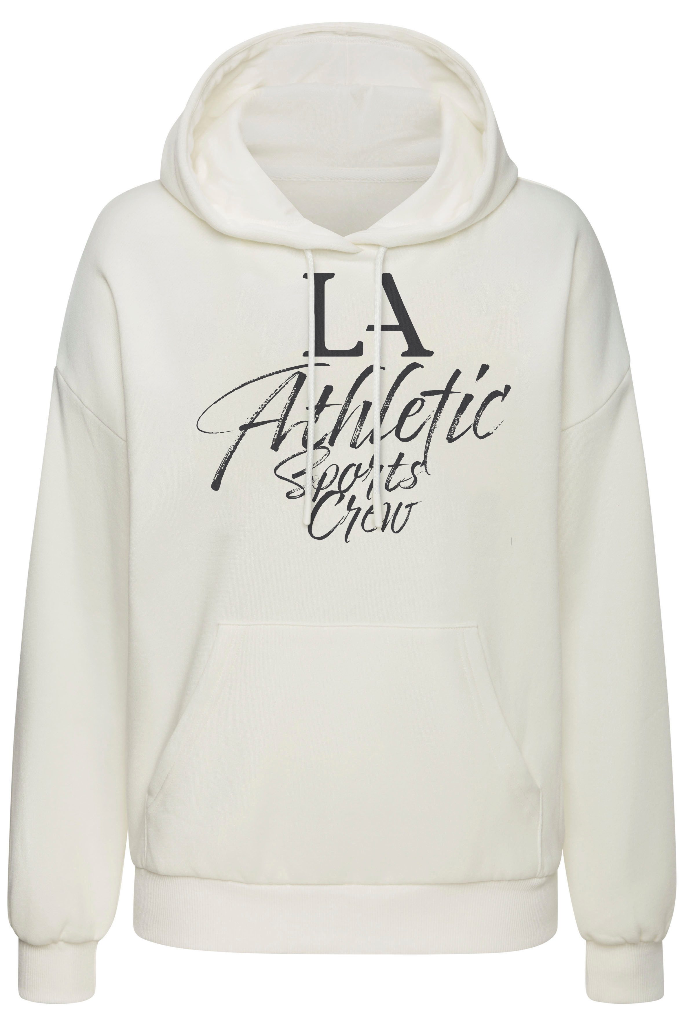 LASCANA ACTIVE Kapuzenpullover, mit sportlichem Schriftzug günstig online kaufen