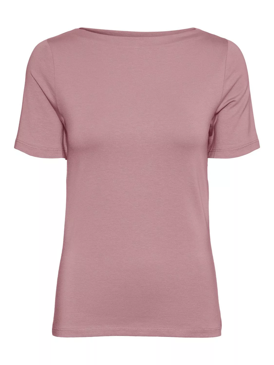 Vero Moda T-Shirt Basic Stretch T-Shirt mit U-Boot-Ausschnitt VMPANDA 5368 günstig online kaufen