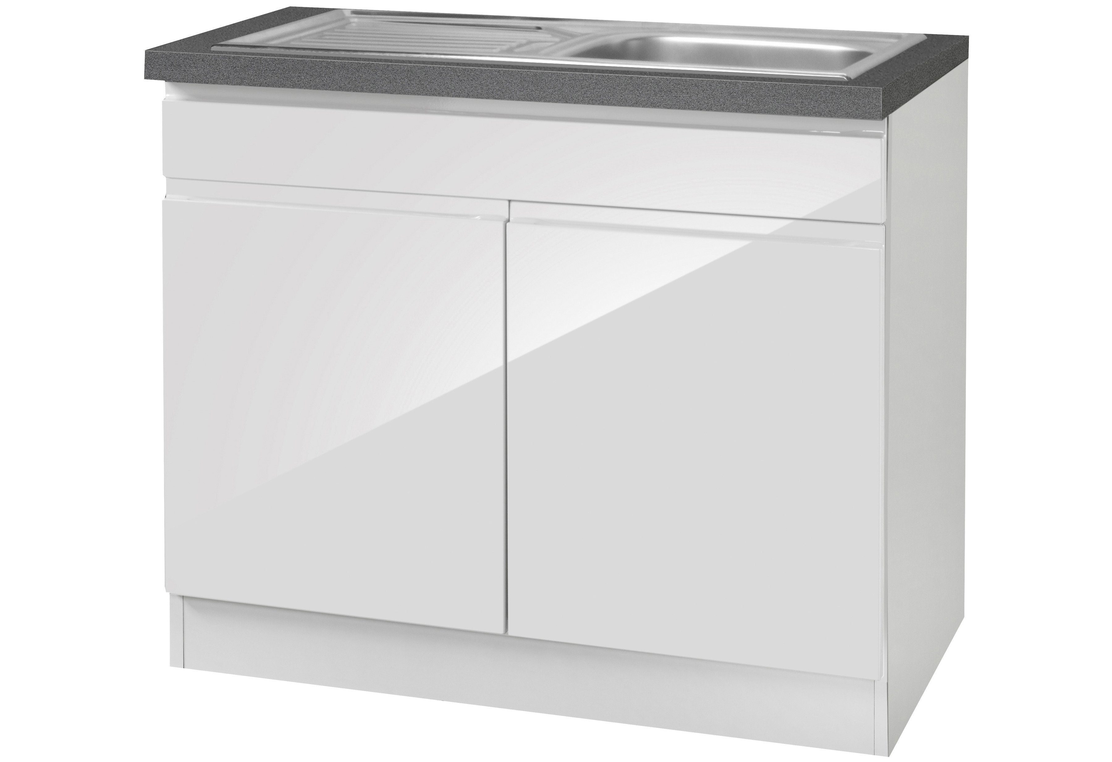KOCHSTATION Spülenschrank "KS-Virginia", 110 cm breit, inklusive Einbauspül günstig online kaufen