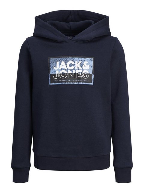 Jack & Jones Junior Hoodie JCOLOGAN SS24 PRINT SWEAT HOOD SN JNR günstig online kaufen