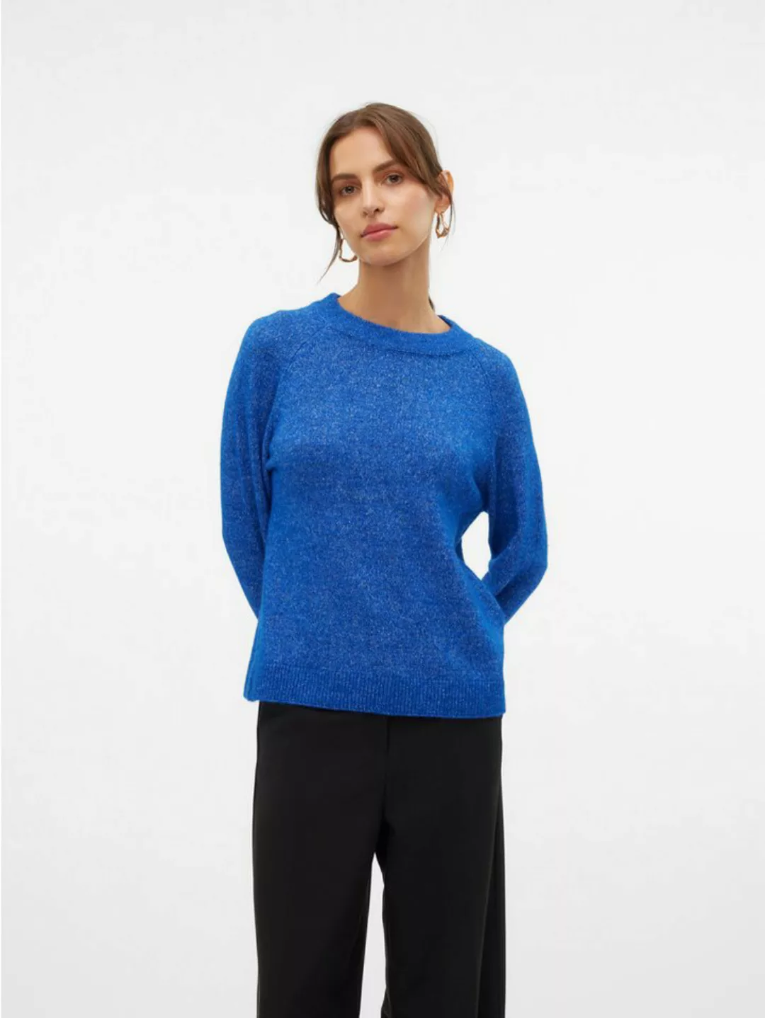 Vero Moda Rundhalspullover VMFILUCA LS O-NECK PULLOVER GA NOOS günstig online kaufen