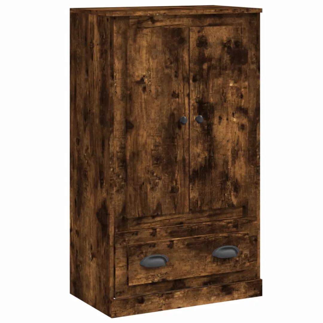 Vidaxl Highboard Räuchereiche 60x35,5x103,5 Cm Holzwerkstoff günstig online kaufen