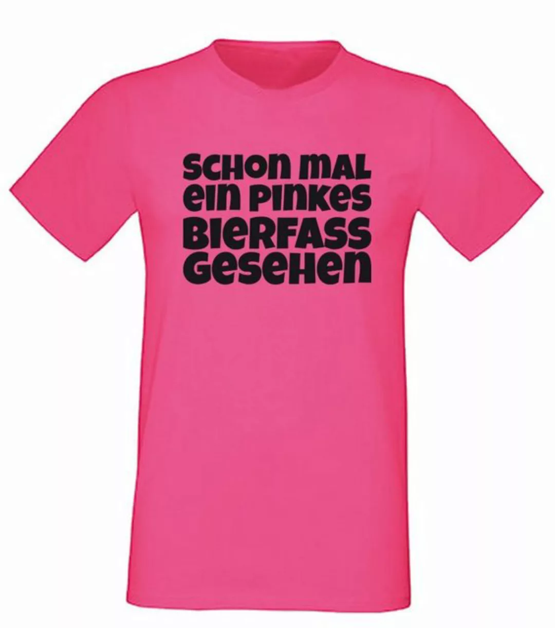 G-graphics T-Shirt Schon mal ein pinkes Bierfass gesehen Herren T-Shirt, Pi günstig online kaufen