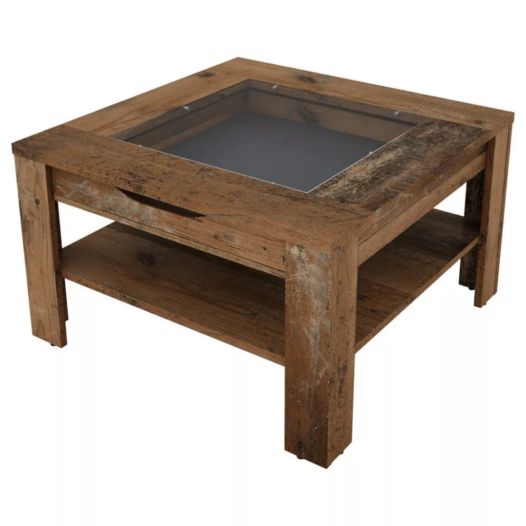 Couchtisch RALPH Eiche Old Wood Nachbildung B/H/T: ca. 67x43x67 cm günstig online kaufen