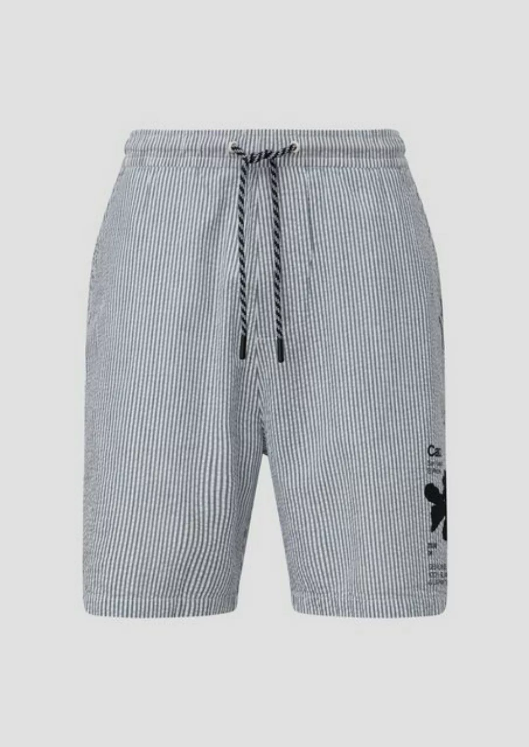 s.Oliver Bermudas Bermuda-Shorts im Relaxed Fit mit Print-Detail Garment Dy günstig online kaufen