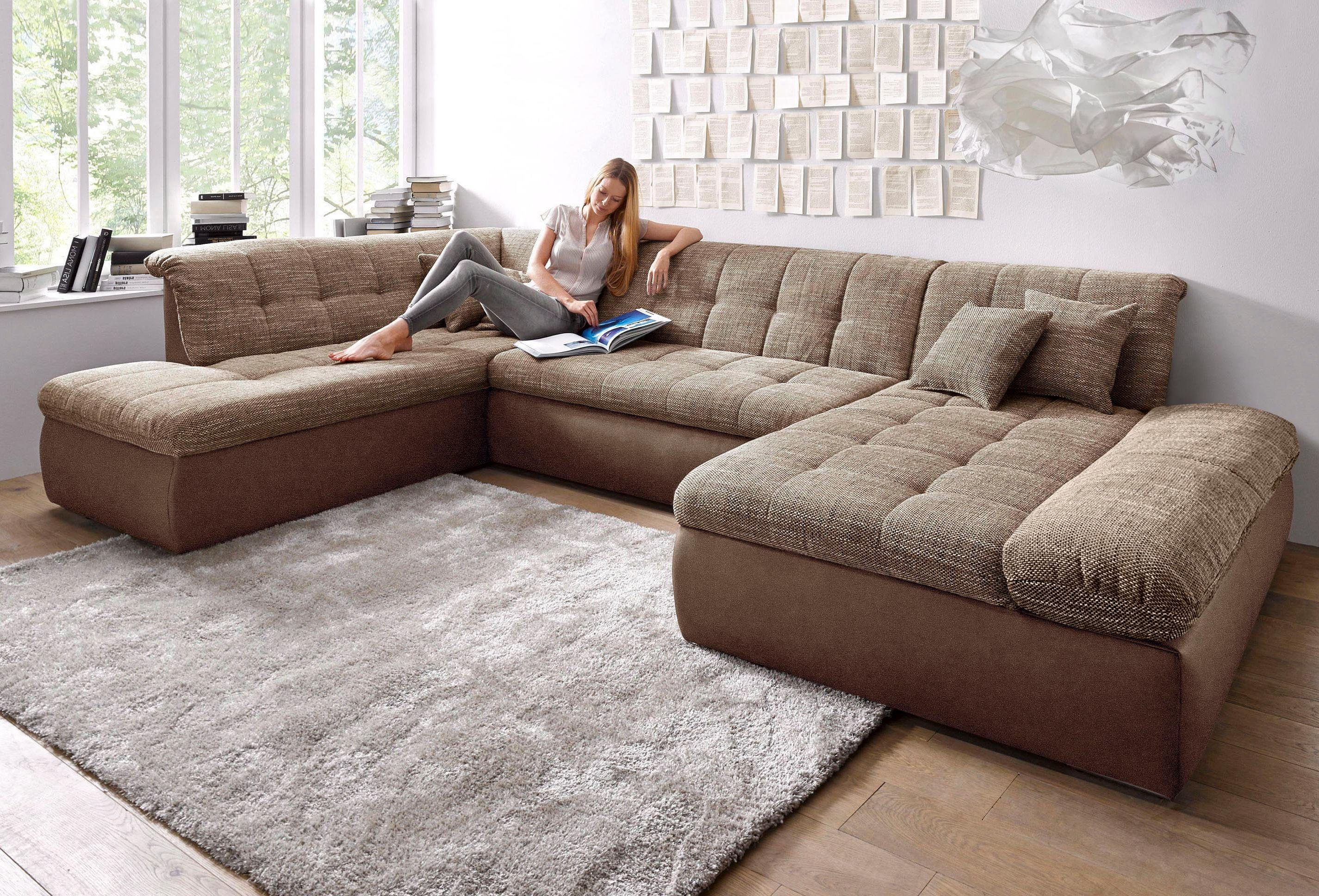 DOMO collection Wohnlandschaft "Moric U-Form auch in Cord", im XXL-Format, günstig online kaufen