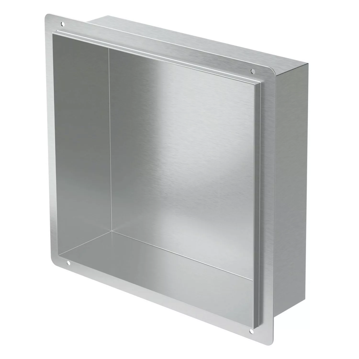 LuxeBath Wandnische Edelstahl 30x30x10 cm Silber Duschnische Randlos Einbau günstig online kaufen