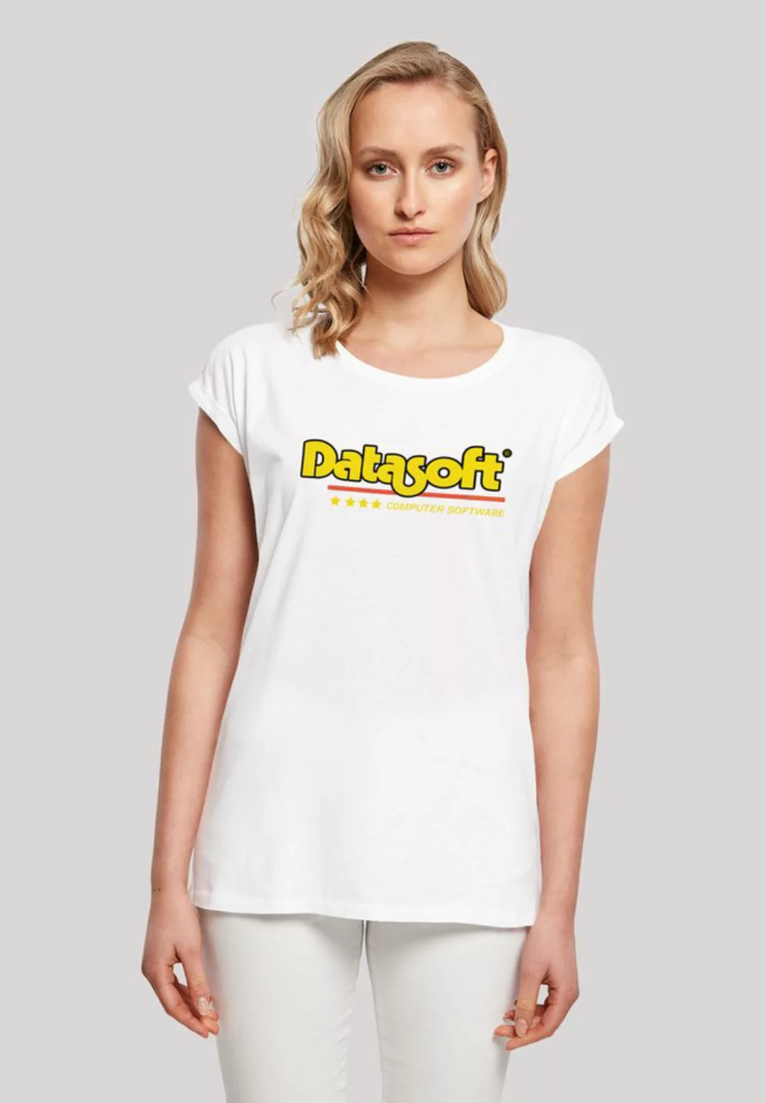 F4NT4STIC T-Shirt "Retro Gaming Datasoft Logo gelb", Print günstig online kaufen