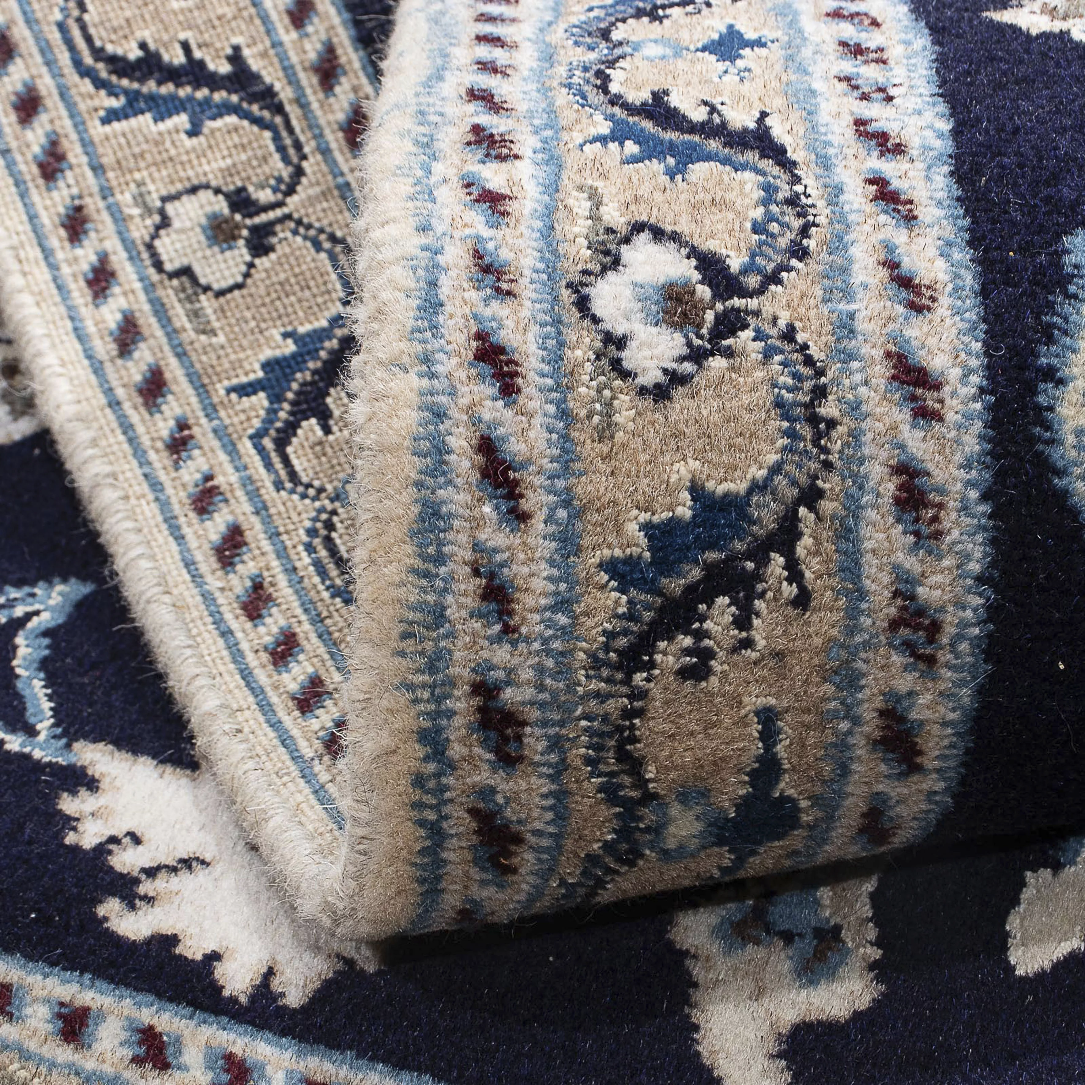 morgenland Orientteppich »Perser - Nain - Royal - 147 x 96 cm - dunkelblau« günstig online kaufen