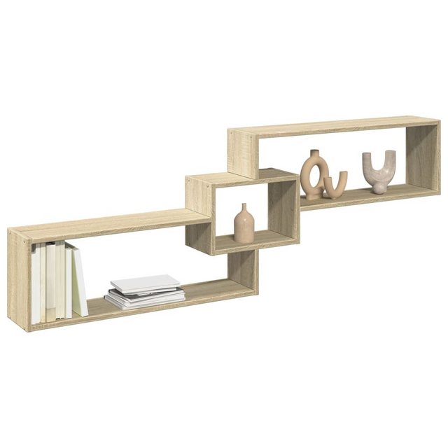 vidaXL Schrankmodule Wandschrank 158x18x53 cm Sonoma Eiche Holzwerkstoff günstig online kaufen