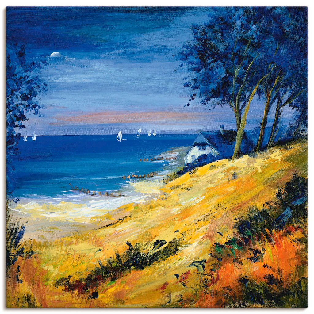 Artland Wandbild "Das Meer zu Hause", Gewässer, (1 St.), als Leinwandbild, günstig online kaufen