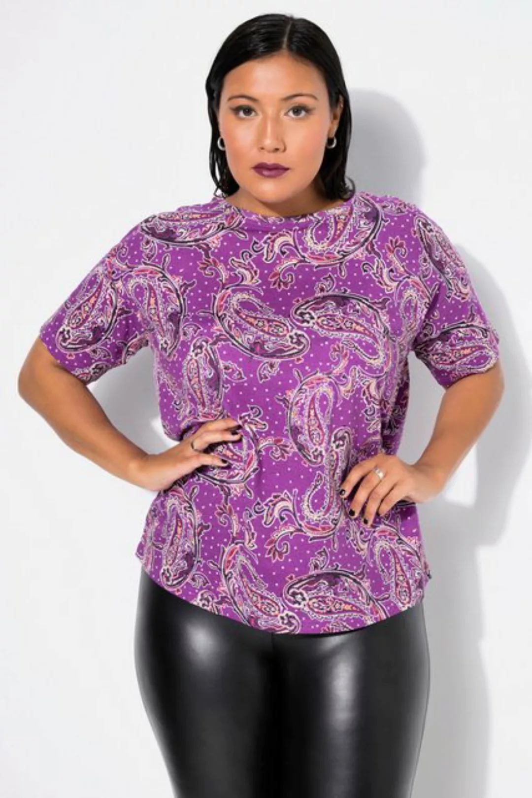 Studio Untold T-Shirt T-Shirt oversized Paisley-Print günstig online kaufen