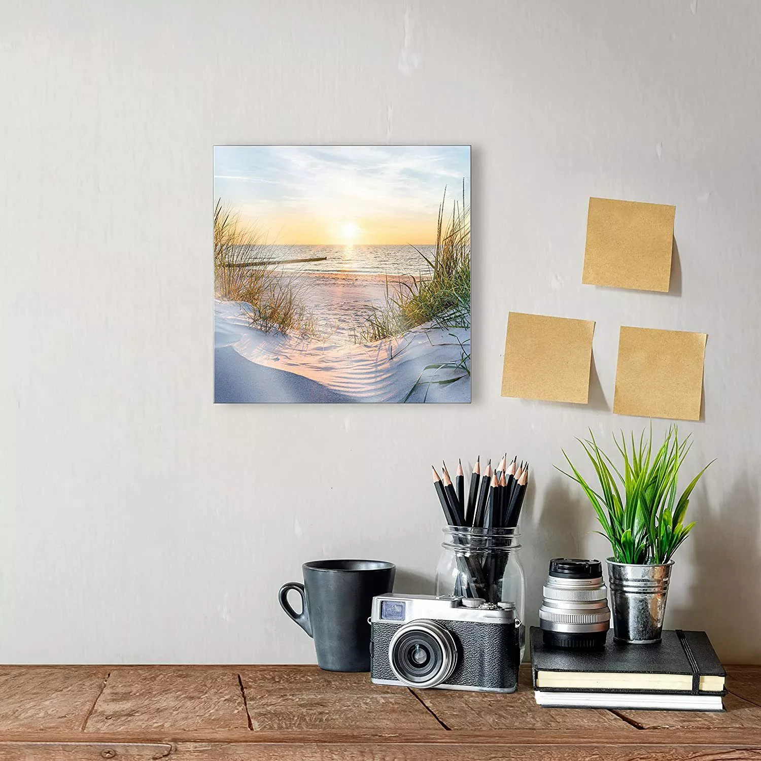 Wallarena Glasbild Strand Meer Ostsee Modern günstig online kaufen