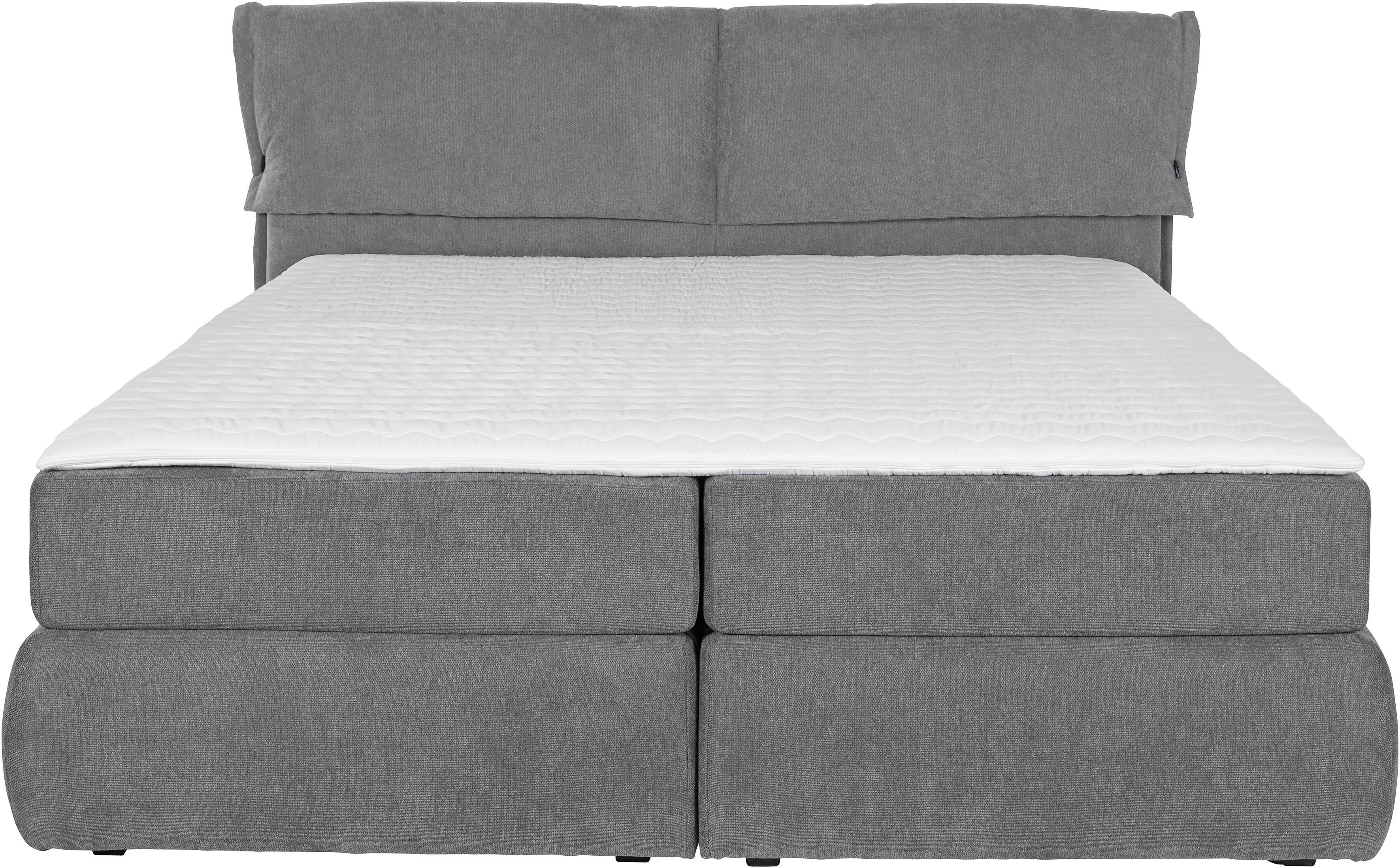 andas Boxspringbett "Jenson", in 4 Farben, 4 Breiten, 3 Matratzenarten in 2 günstig online kaufen