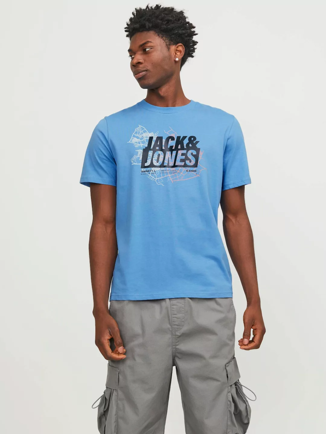 Jack & Jones Rundhalsshirt JCOMAP LOGO TEE SS CREW NECK SN günstig online kaufen