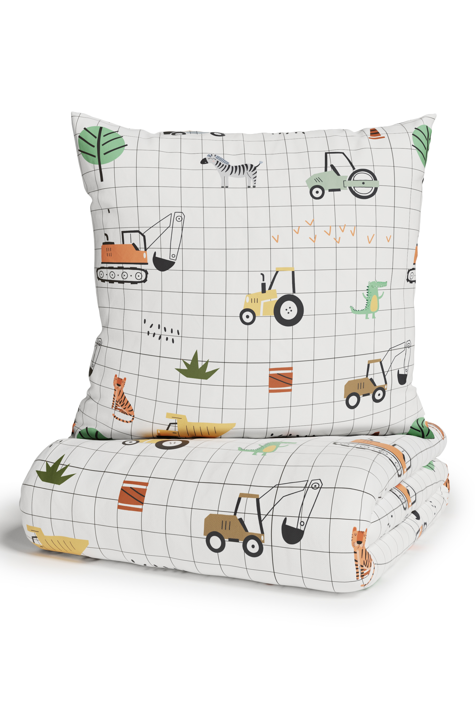 Lüttenhütt Kinderbettwäsche »CUDDLEE«, (2 tlg.), in vielen Designs: Dino,Ei günstig online kaufen