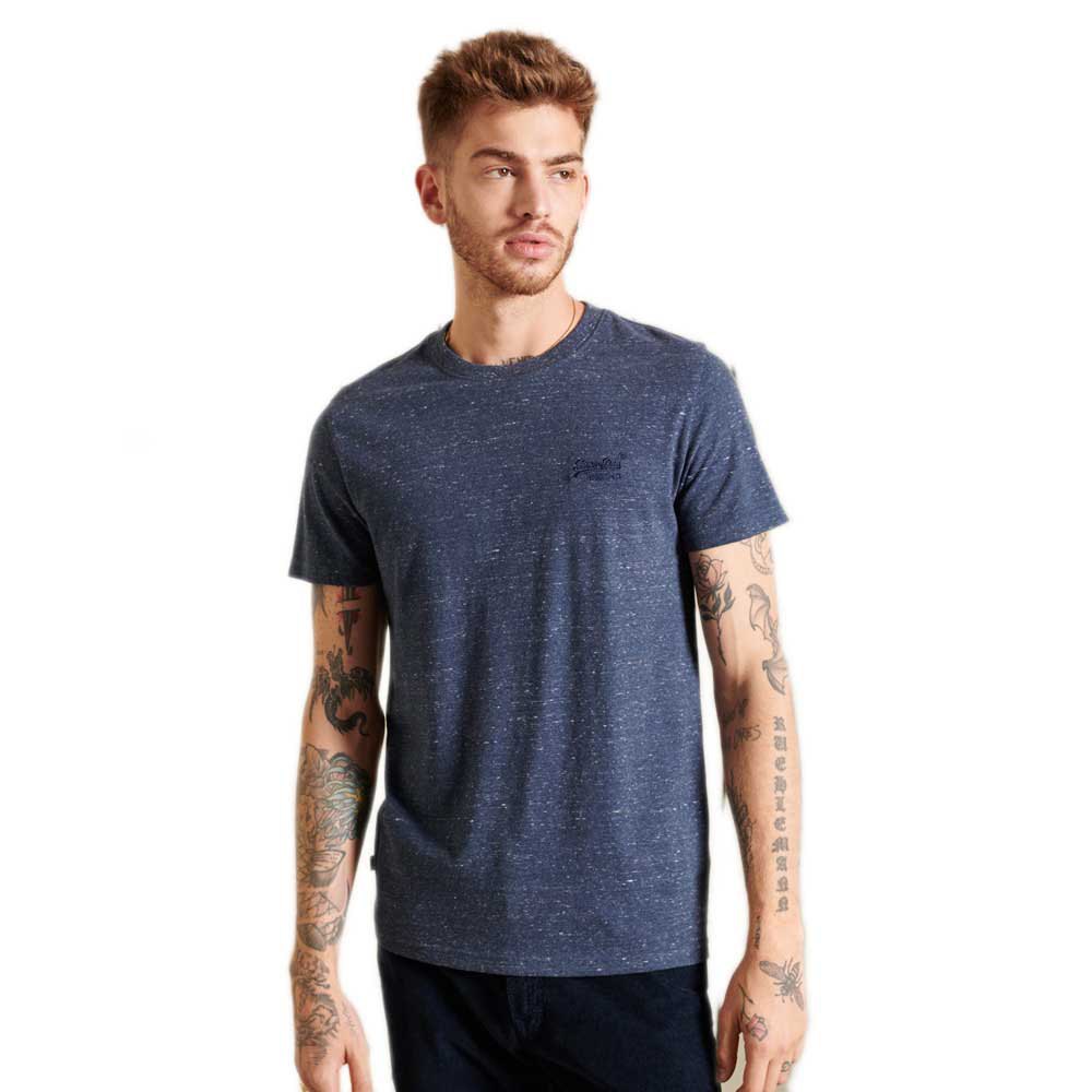 Superdry Vintage Logo Embroidered Kurzärmeliges T-shirt 2XL Creek Navy Heat günstig online kaufen