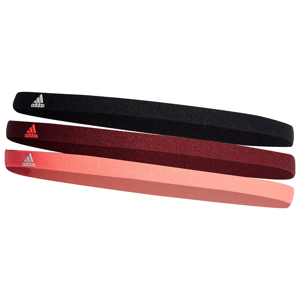 Adidas Designed 2 Move Haarbänder 3 Paare 58 cm Black / Shadow Red / Turbo günstig online kaufen