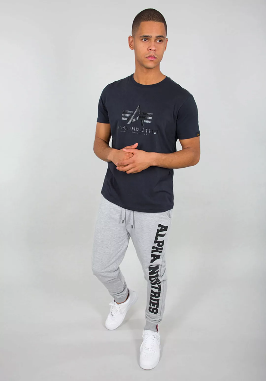 Alpha Industries Jogginghose "Alpha Industries Men - Jogger Big Letters Jog günstig online kaufen