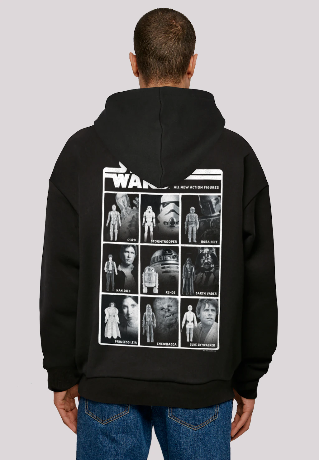 F4NT4STIC Kapuzenpullover "Star Wars Class Of Action Figures", Print günstig online kaufen