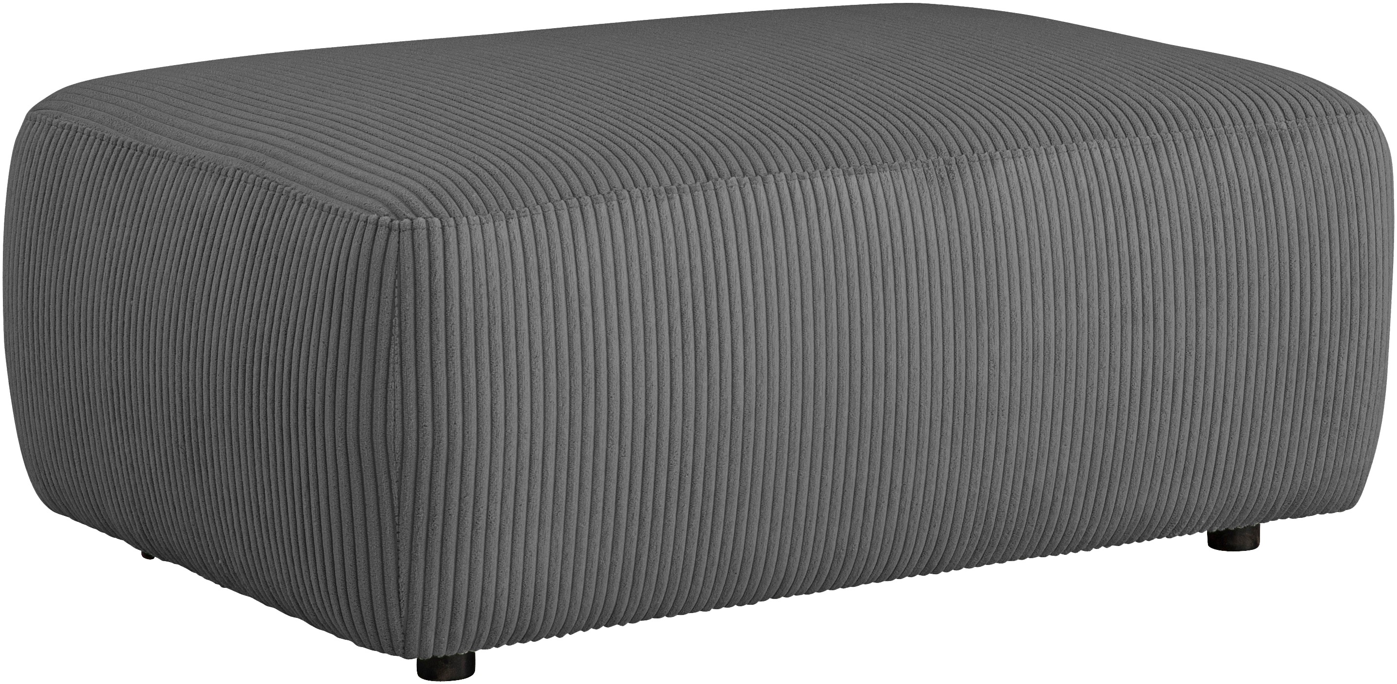 INOSIGN Polsterhocker "Torge, Hocker in Cord, Samtvelours oder Struktur", p günstig online kaufen