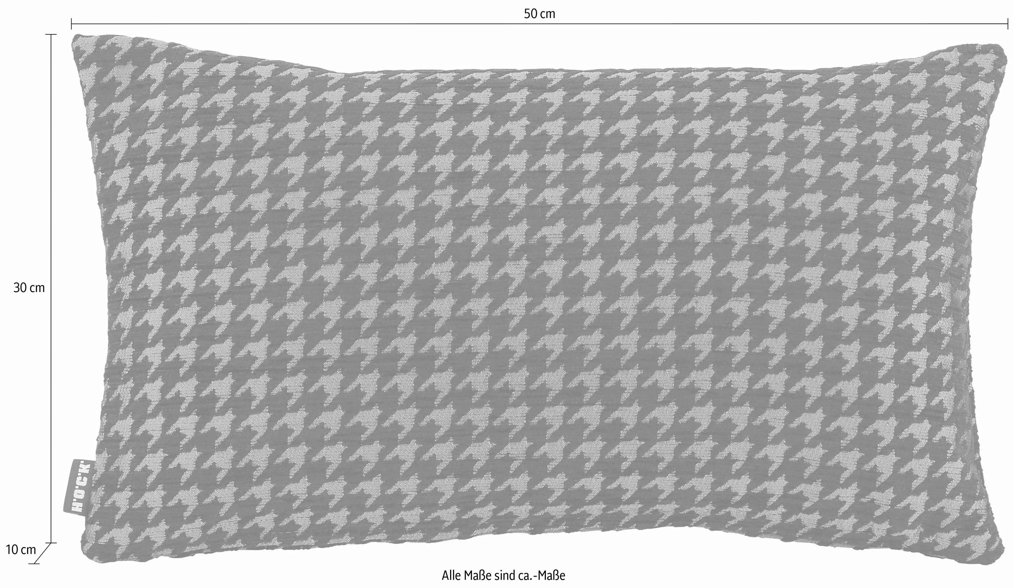 H.O.C.K. Dekokissen »Coven«, mit Hahnentrittmuster, Kissenhülle mit Füllung günstig online kaufen