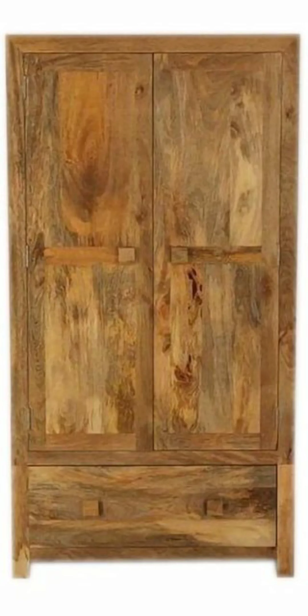 Indischesmoebelhausde Kleiderschrank Schrank Hina 120x200x60 aus Mangoholz günstig online kaufen