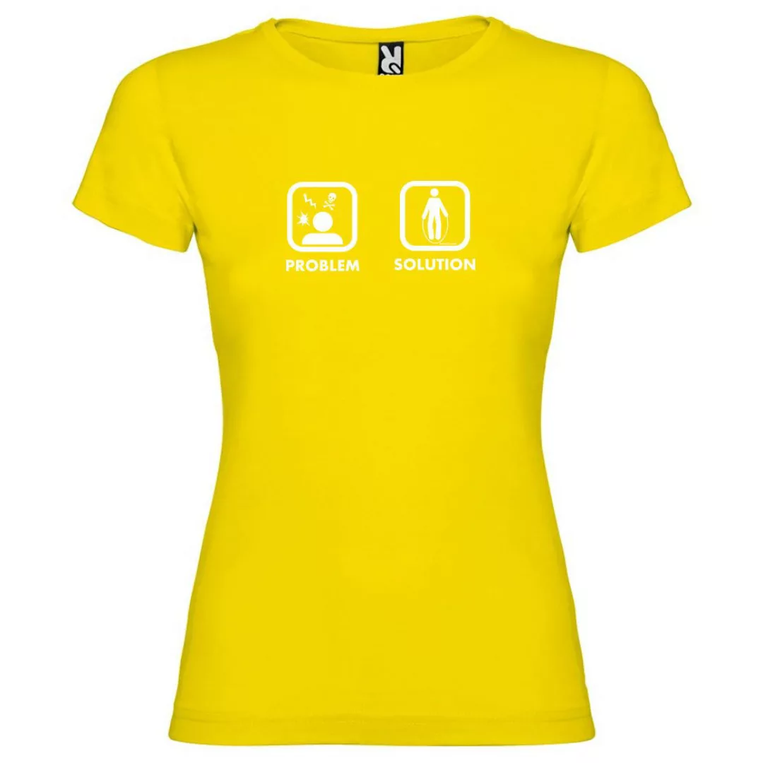 Kruskis Problem Solution Train Kurzärmeliges T-shirt S Yellow günstig online kaufen