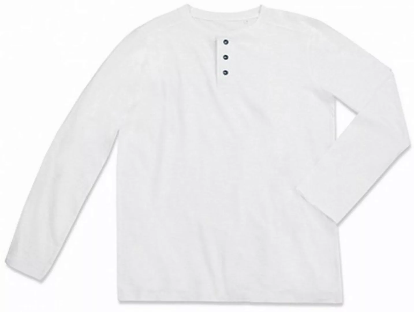 Stedman Langarmshirt Herren Shawn Long Sleeve Henley T-shirt / Waschbar bei günstig online kaufen