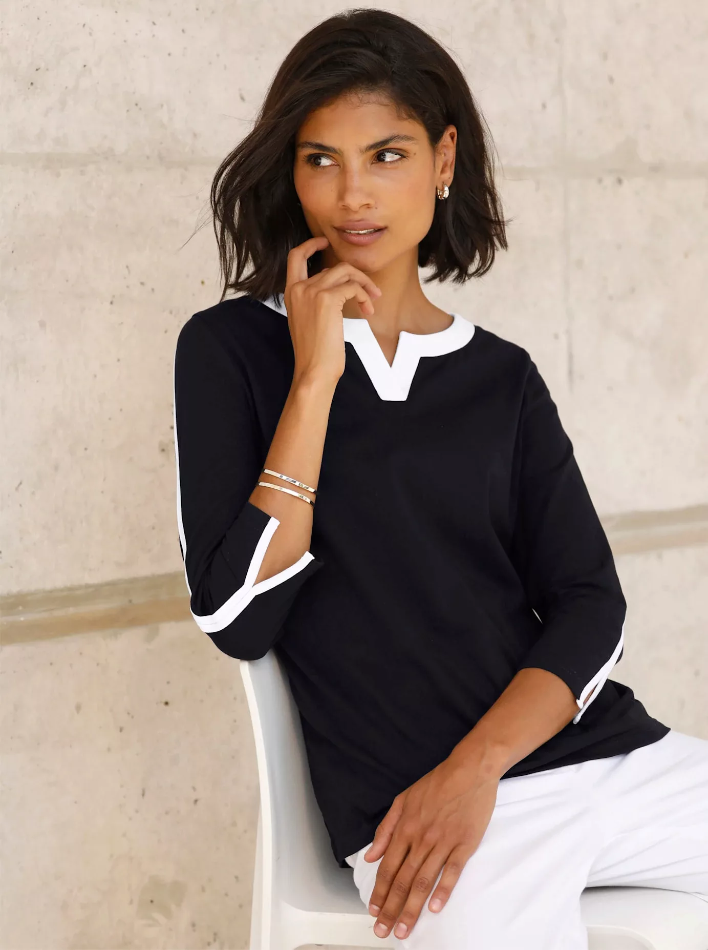 Classic Basics 3/4-Arm-Shirt "3/4-Arm-Shirt" günstig online kaufen