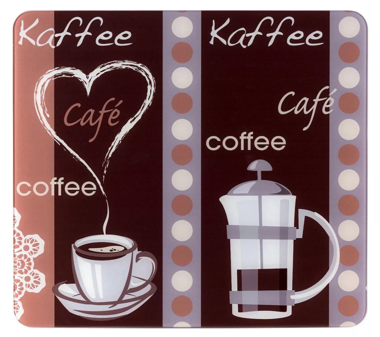 WENKO Multi-Platte Kaffeeduft, Schneidbrett transparent günstig online kaufen