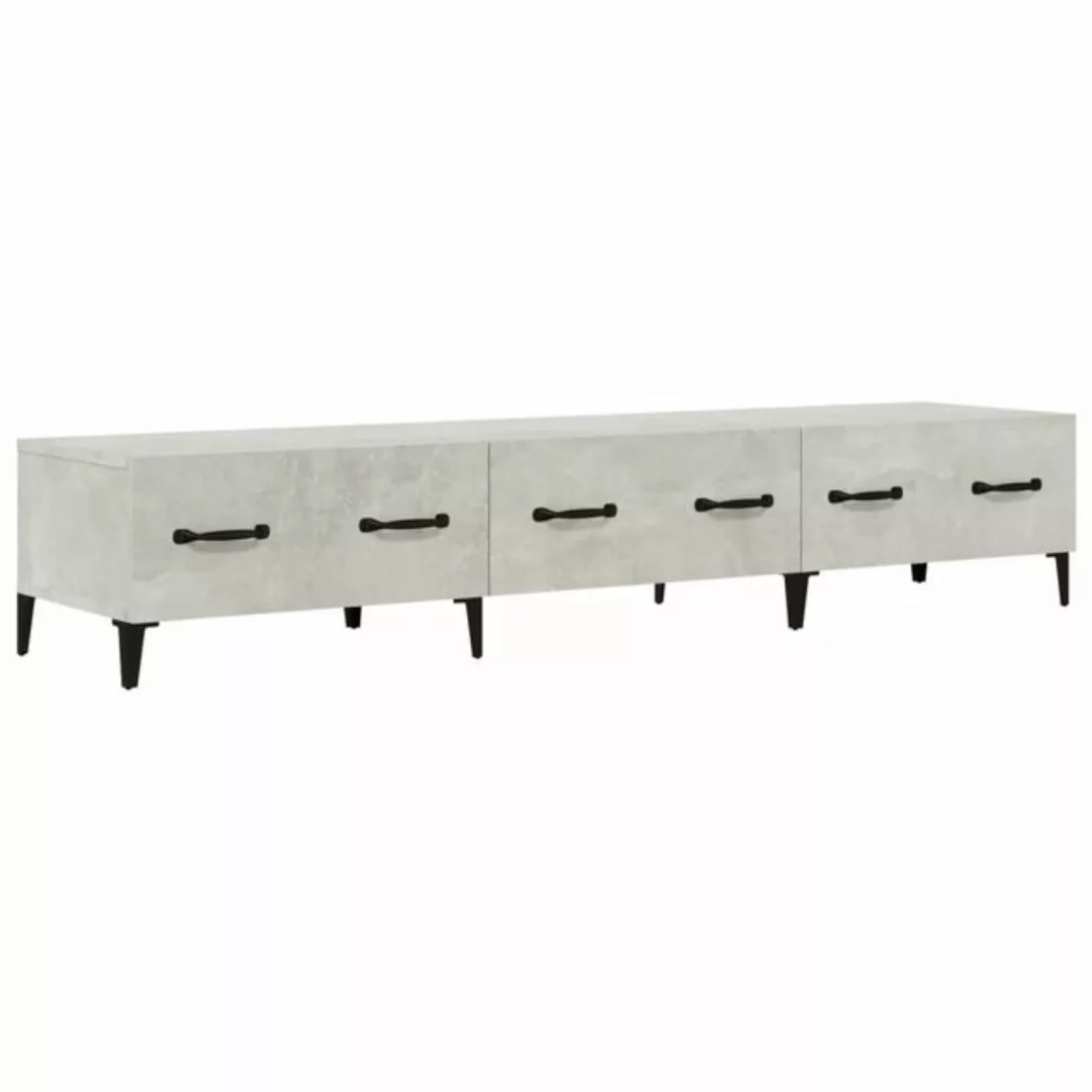 vidaXL TV-Schrank TV-Board Betongrau 150x34,5x30 cm Holzwerkstoff günstig online kaufen