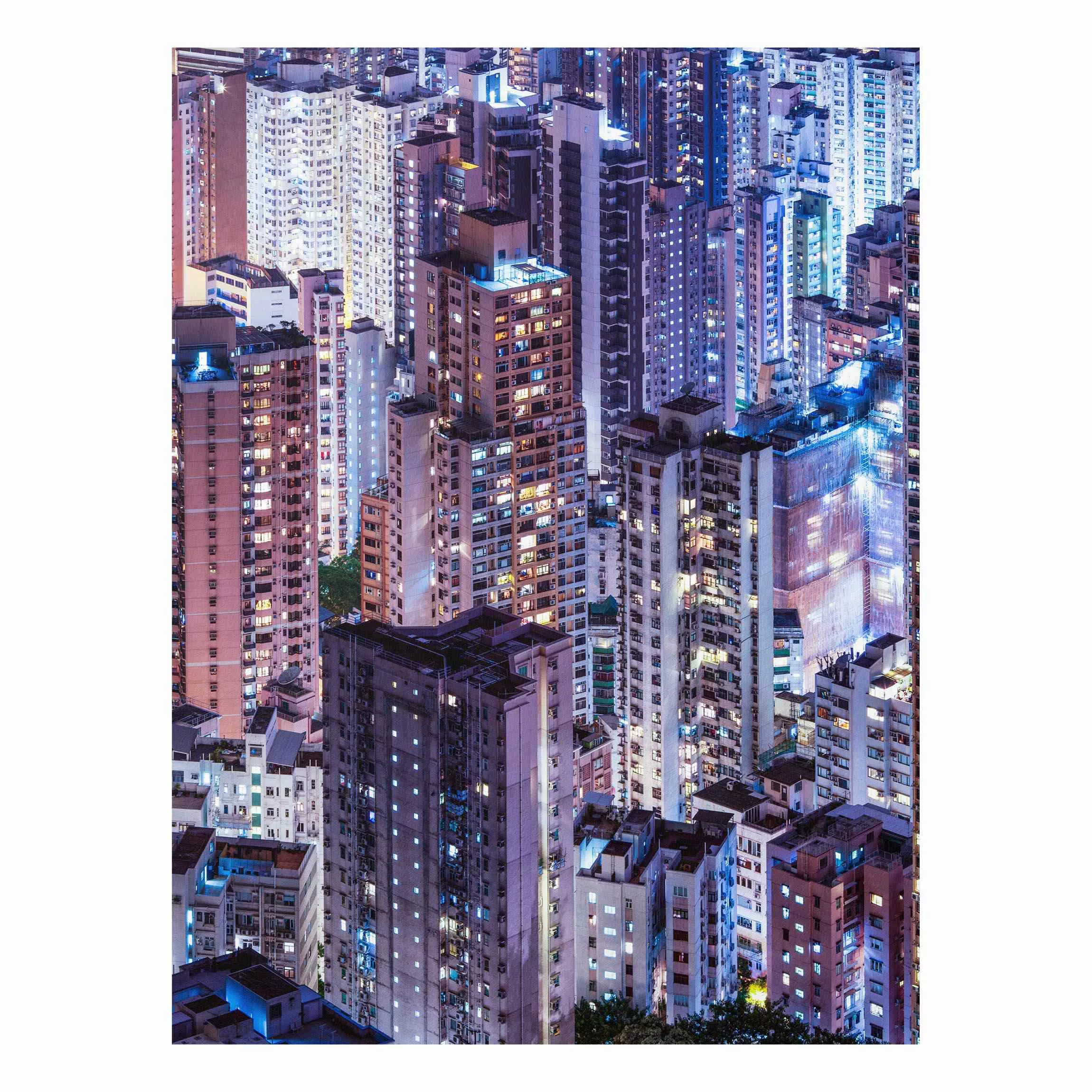 Forexbild Hongkong Lichtermeer günstig online kaufen
