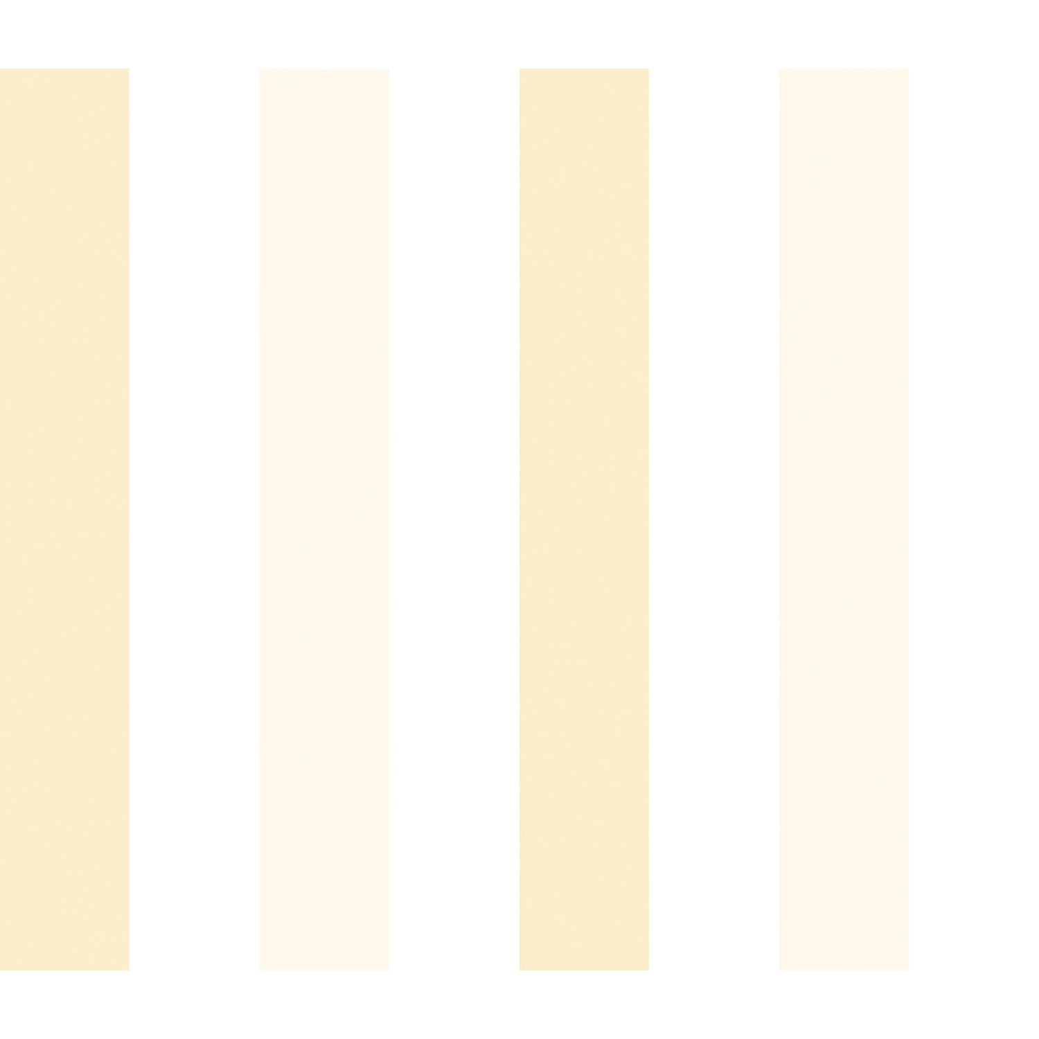 Sanders & Sanders Tapete Streifen Gelb und Weiß 53 cm x 10 m 640471 günstig online kaufen