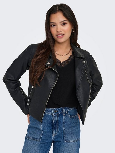 ONLY Lederimitatjacke ONLALBA FAUX LEATHER BIKER CC OTW mit vielen Biker De günstig online kaufen