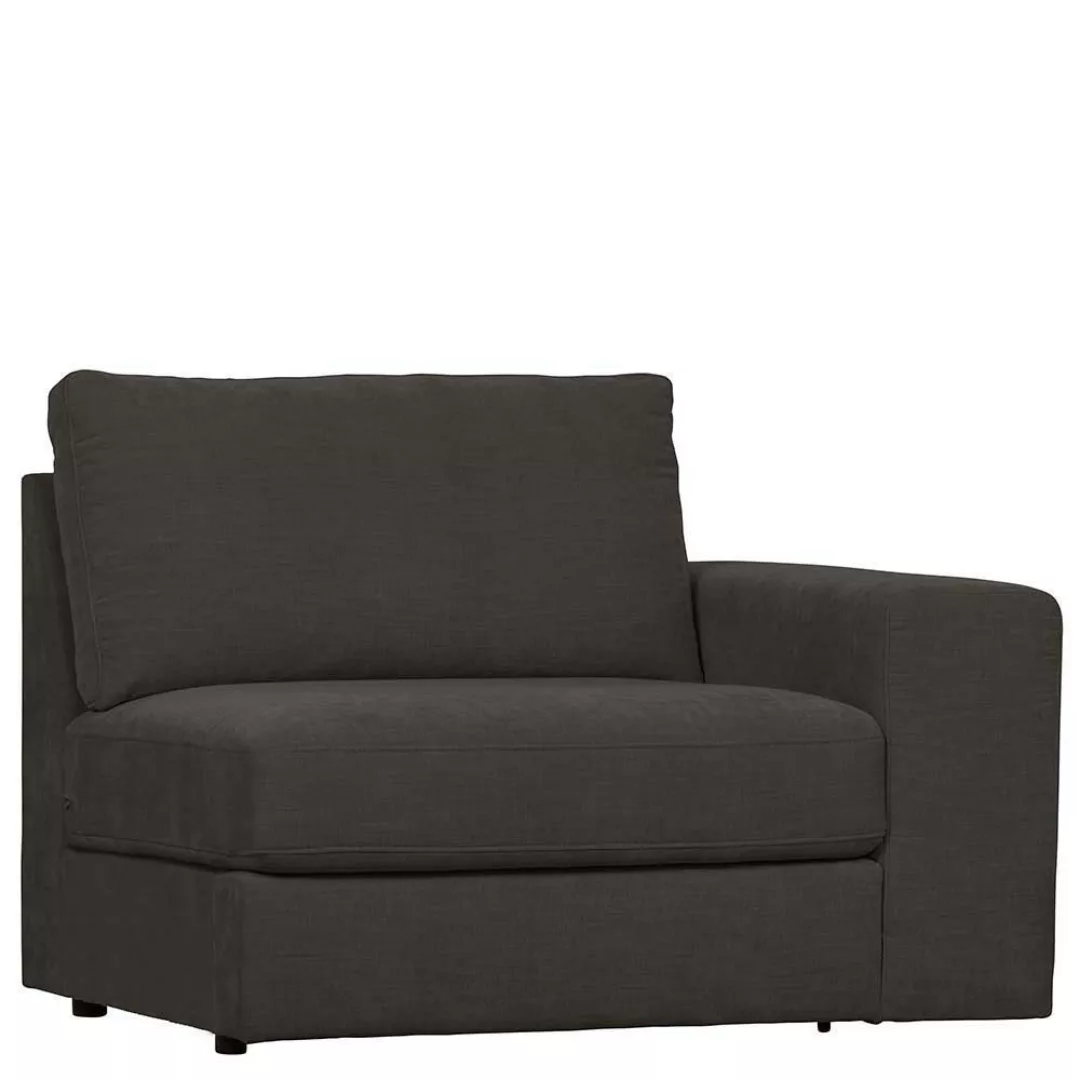 Sofa Kombination Anthrazit in modernem Design fünf Sitzplätzen günstig online kaufen