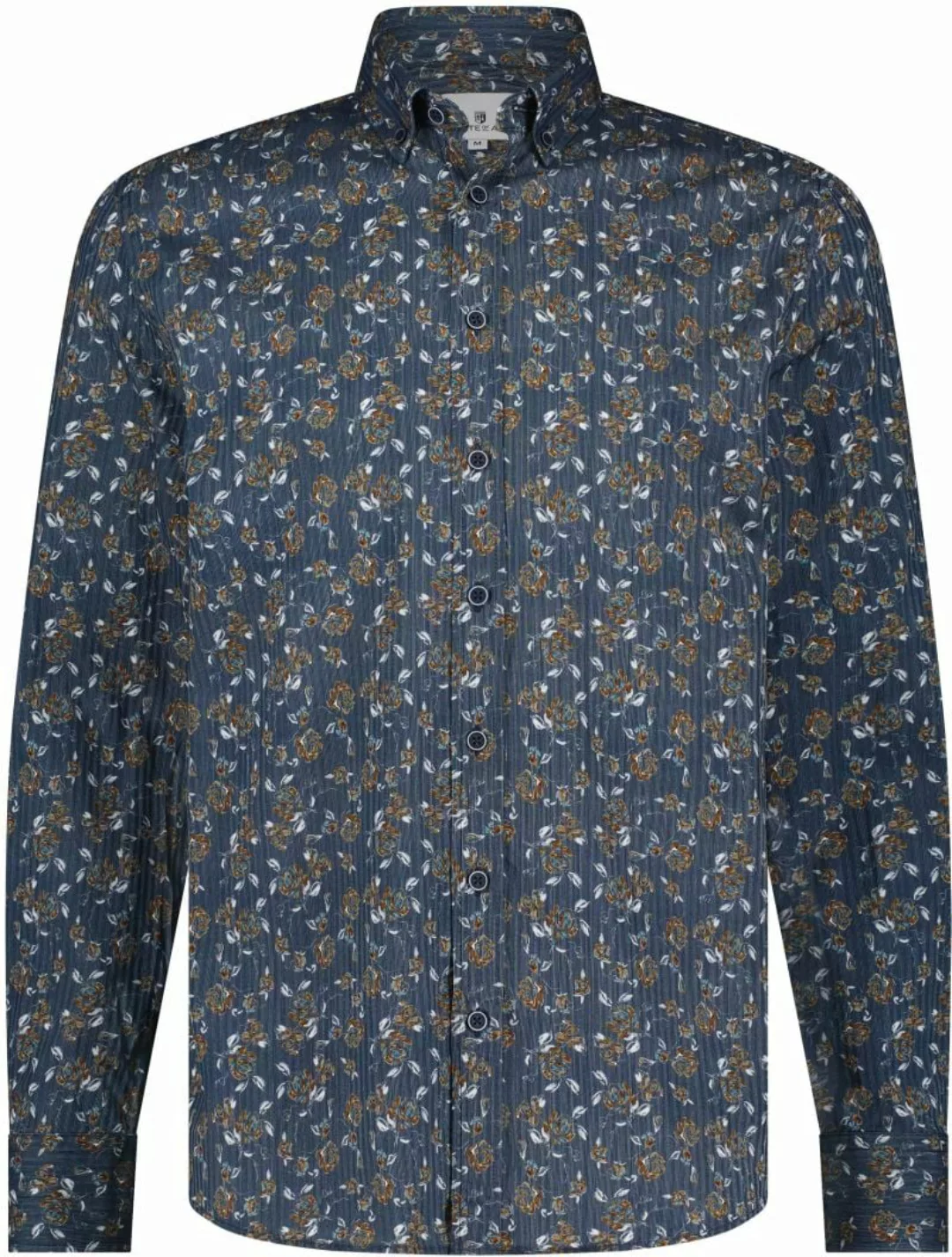 State Of Art Hemd Blumen Blau - Größe XXL günstig online kaufen