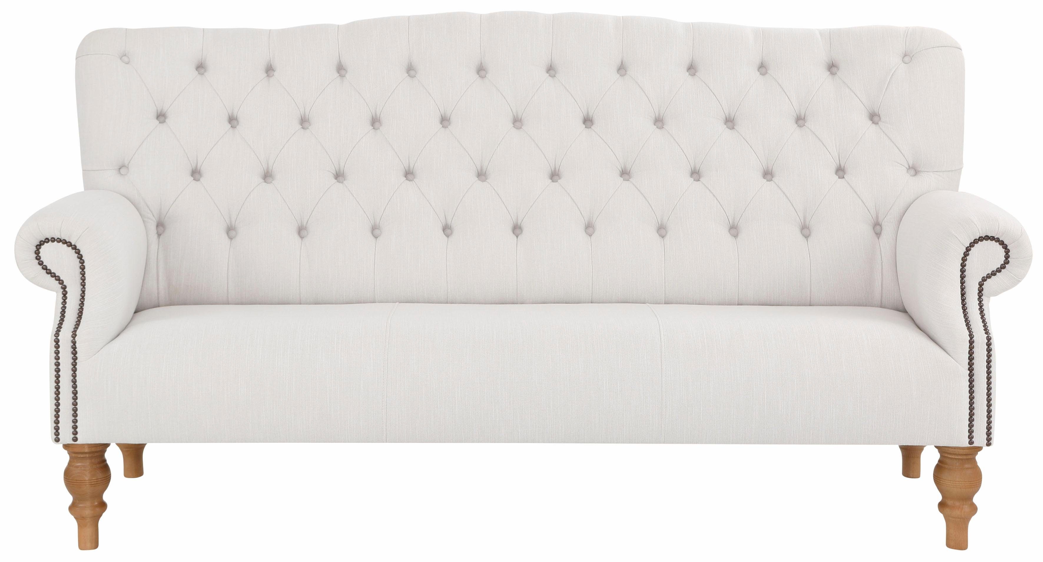 Home affaire Chesterfield-Sofa "Lord", mit echter Chesterfield-Knopfheftung günstig online kaufen