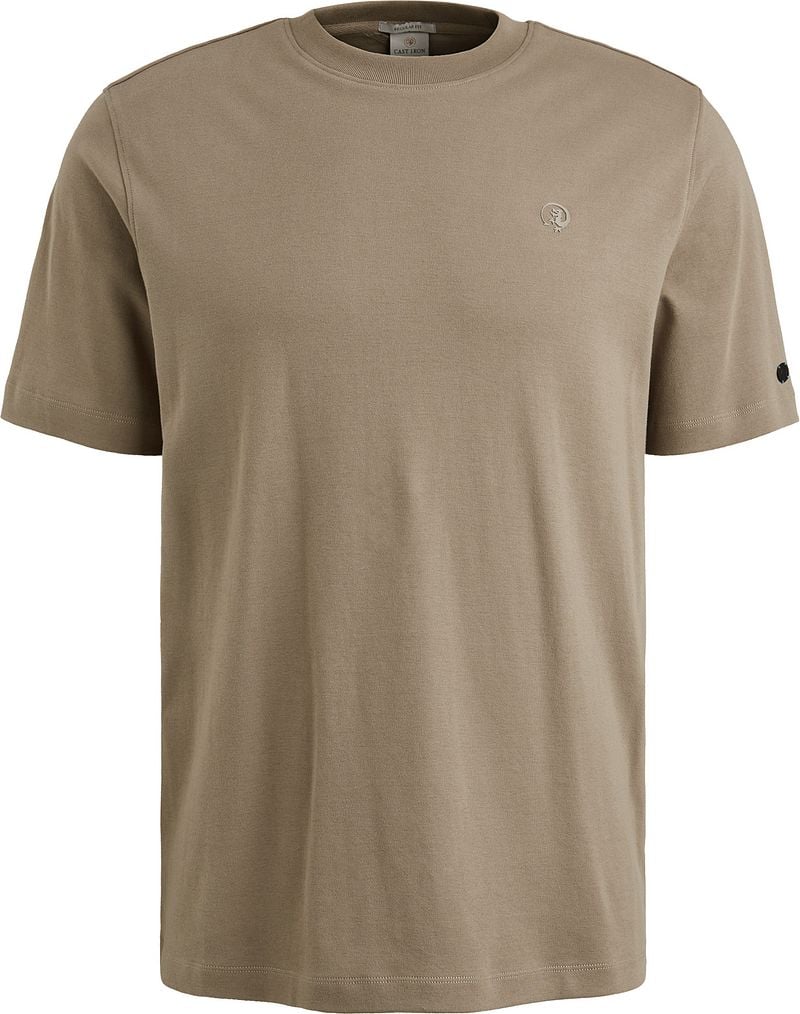 Cast Iron T-shirt Kaki - Größe S günstig online kaufen