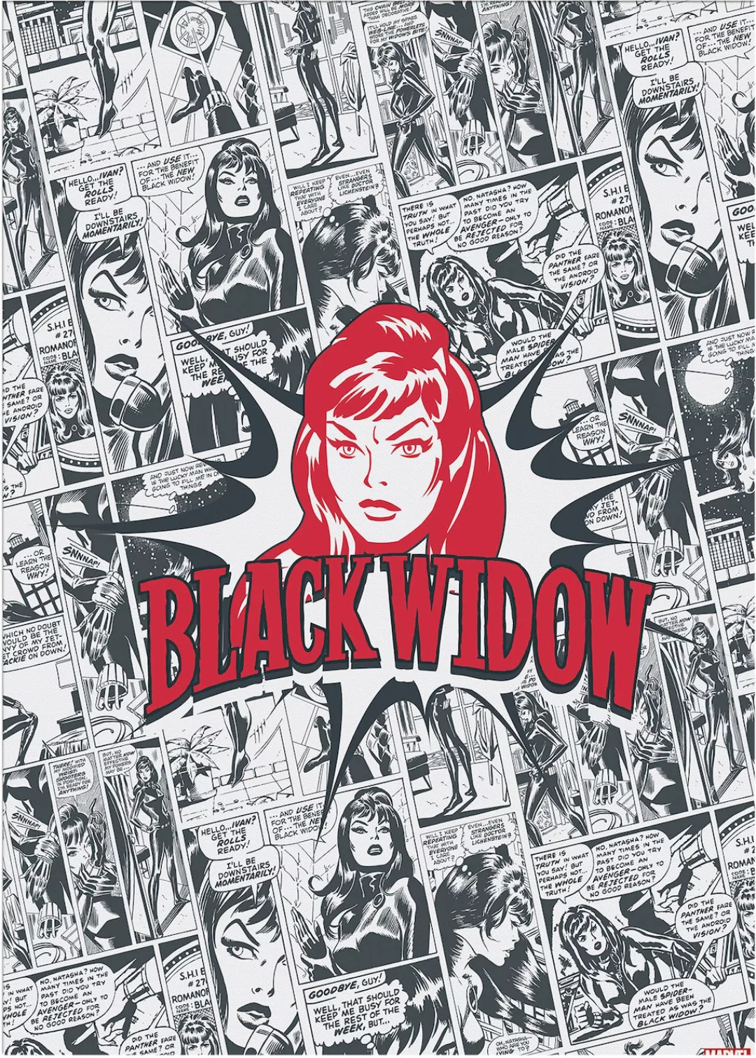 MARVEL Leinwandbild "Black Widow", (1 St.) günstig online kaufen