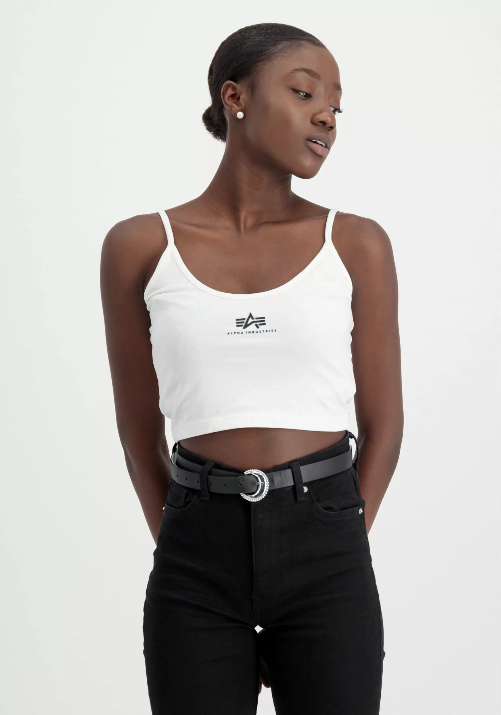 Alpha Industries Muscleshirt "Alpha Industries Women - Tanks Basic Crop-Top günstig online kaufen