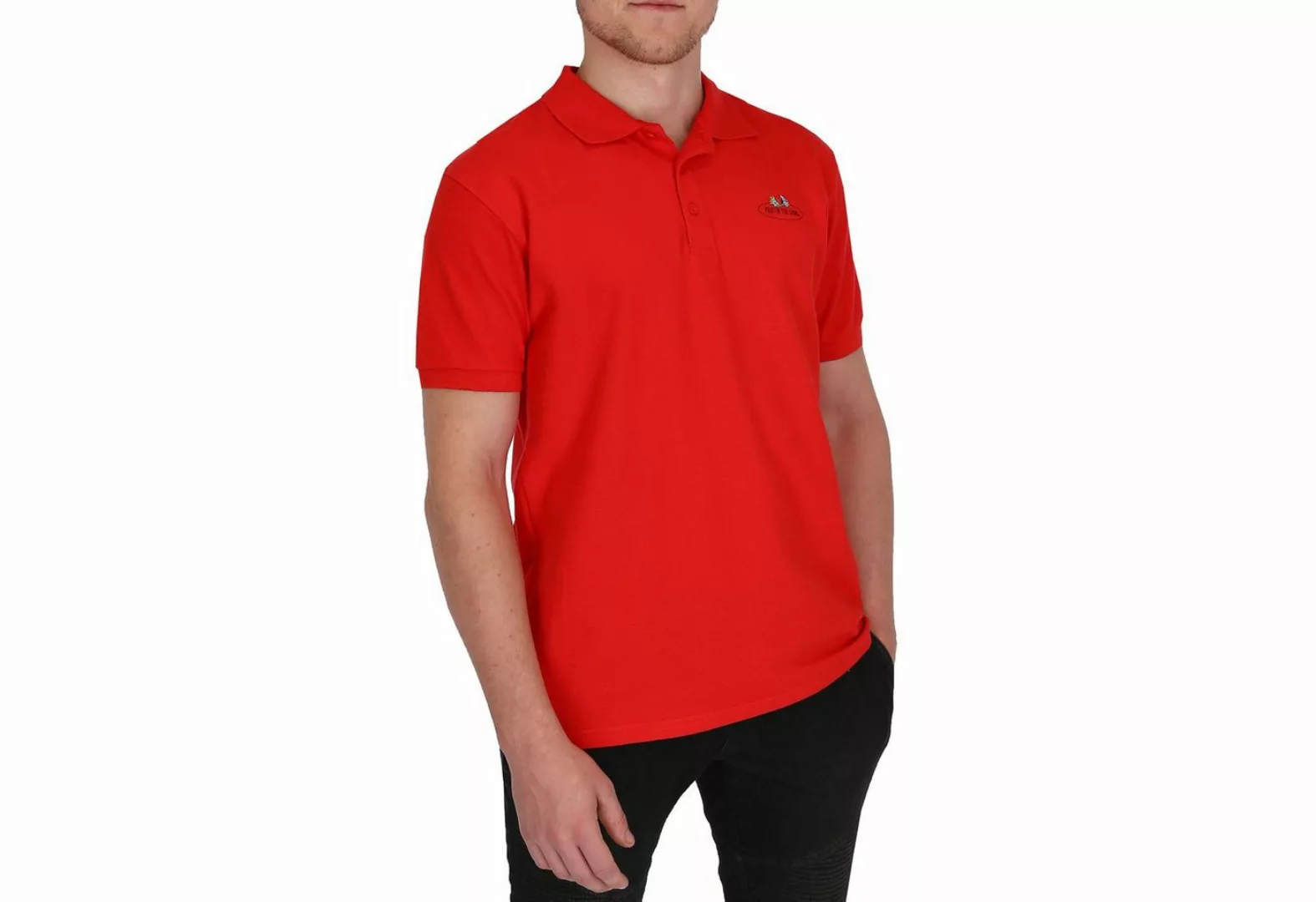 Fruit of the Loom Poloshirt Polo-Shirt mit Vintage-Logo günstig online kaufen