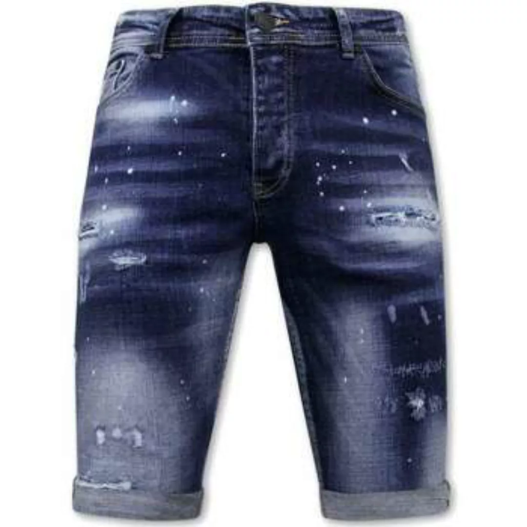 Local Fanatic  7/8 & 3/4 Hosen Er Shorts With Paint Splatter Slim günstig online kaufen