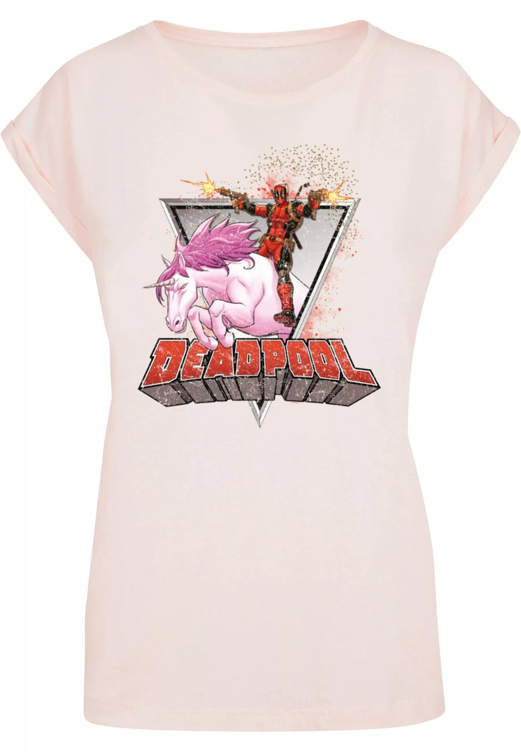 ABSOLUTE CULT T-Shirt "ABSOLUTE CULT Damen Ladies Deadpool - Rides a Unicor günstig online kaufen