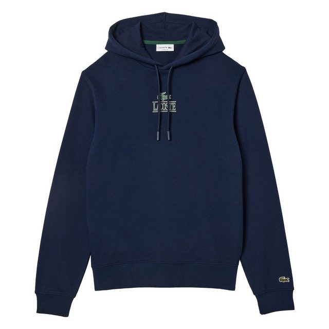 Lacoste Kapuzensweatshirt Jogger Hoodie mit kleinem Krokodil-Label am Ärmel günstig online kaufen