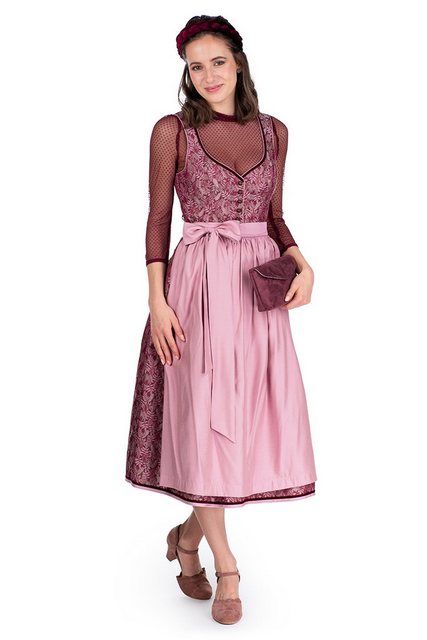 MarJo Dirndl Midi Dirndl 2tlg. - AMELIE - wine/rosenholz günstig online kaufen