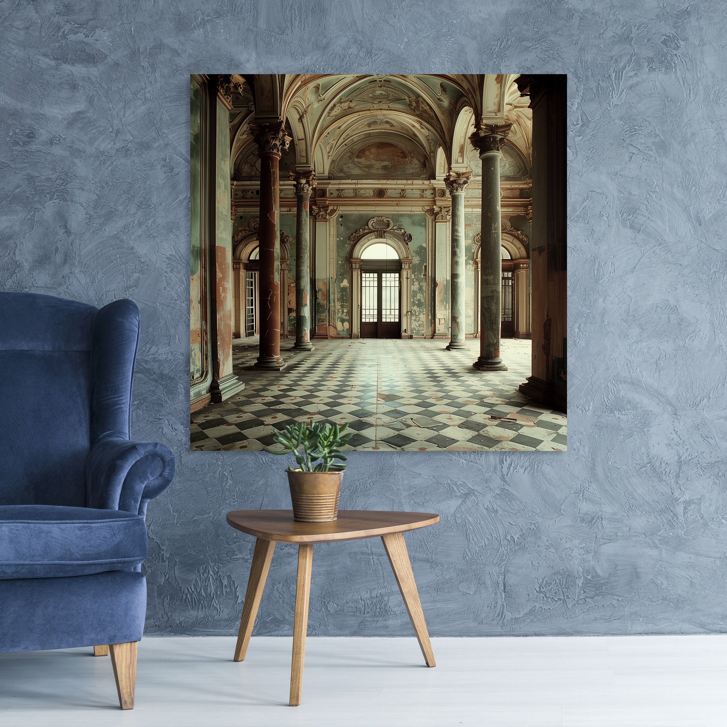 queence Acrylglasbild "Königshaus", Architektonische Elemente-Elemente der günstig online kaufen