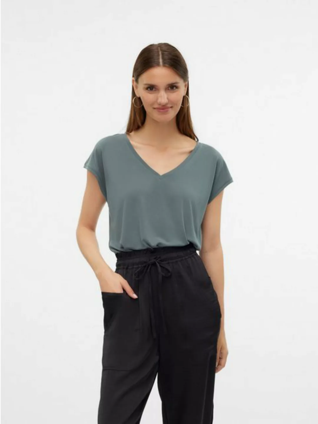 Vero Moda V-Shirt VMFILLI SS V-NECK TEE GA NOOS günstig online kaufen